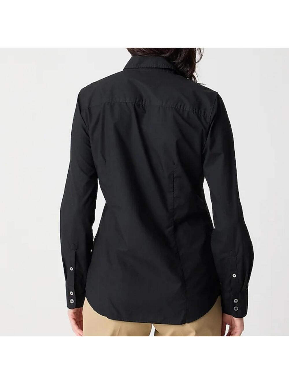 J Crew Button-up cotton poplin shirt in signature fit - Picture 5 of 5